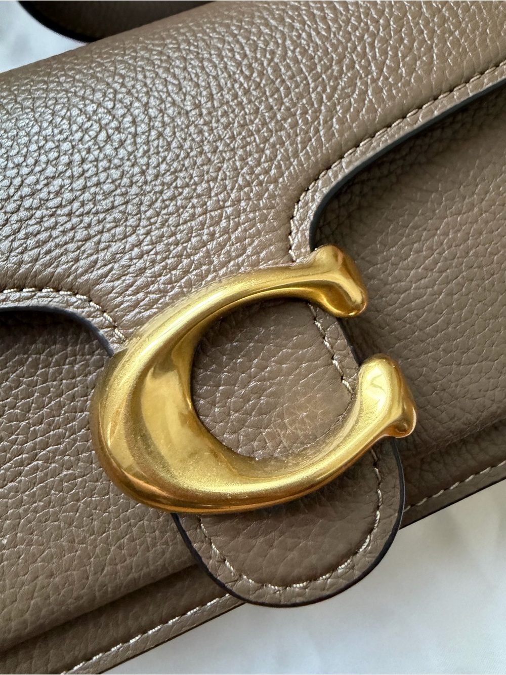 Coach Tabby 20 Shoulder Bag in Dark Stone - Picture 2 of 9
